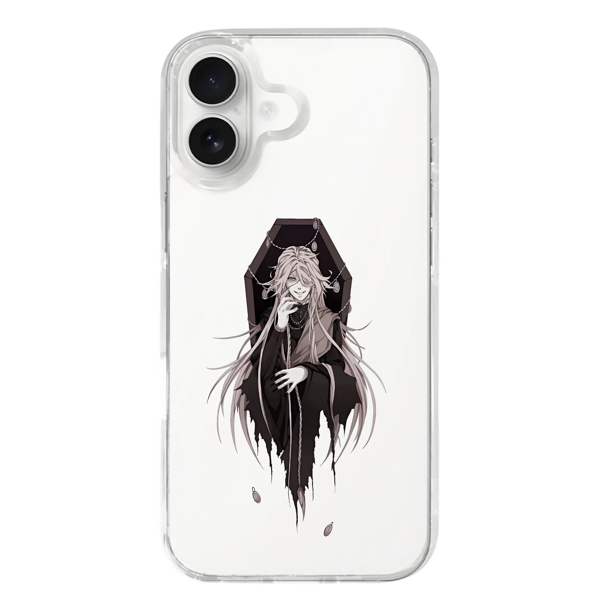 黒執事 グッズ,葬儀屋 - iPhone 17シリーズ 透明スマホケース – 薄型・耐衝撃・精密フィット保護カバー